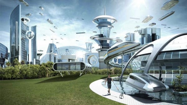 image showing technological utopia